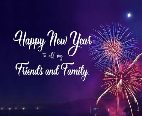 happy new year wishes for friends and family